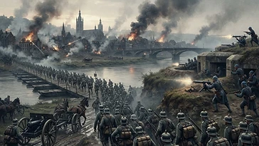 Historical illustration of How Did the Battle of Liège Start World War I (1914) — ww1