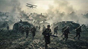 ハメル奇襲戦（1918年）で近代戦術がどのように確立されたかを示す歴史的イラスト