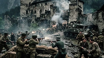 Historical illustration of What Happened at the Battle of Castle Itter (1945) — ww2