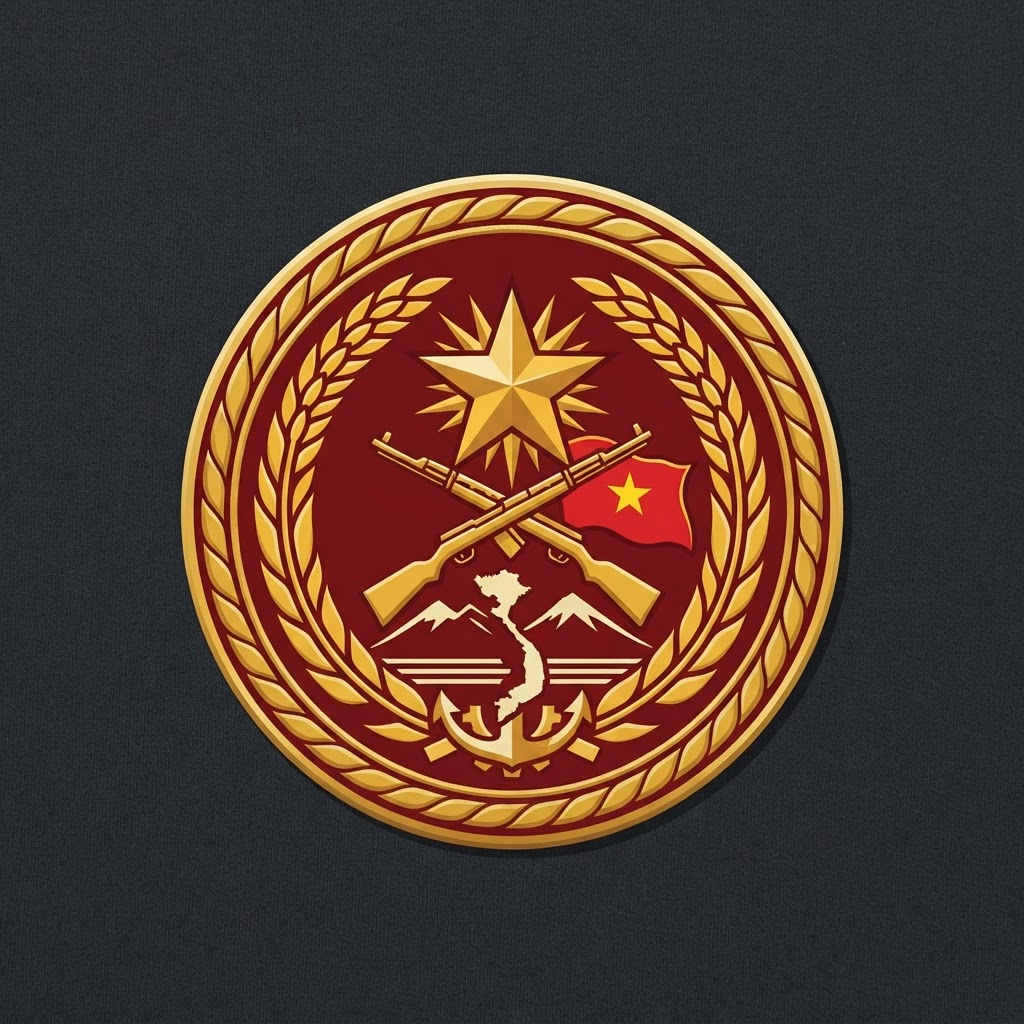 Distinctive unit insignia of North Vietnamese People's Army