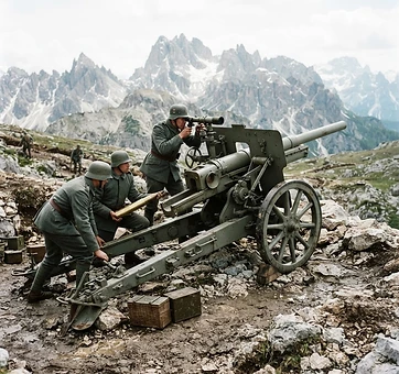 The Skoda 7.5 cm Gebirgskanone M.15 of Austria-Hungary