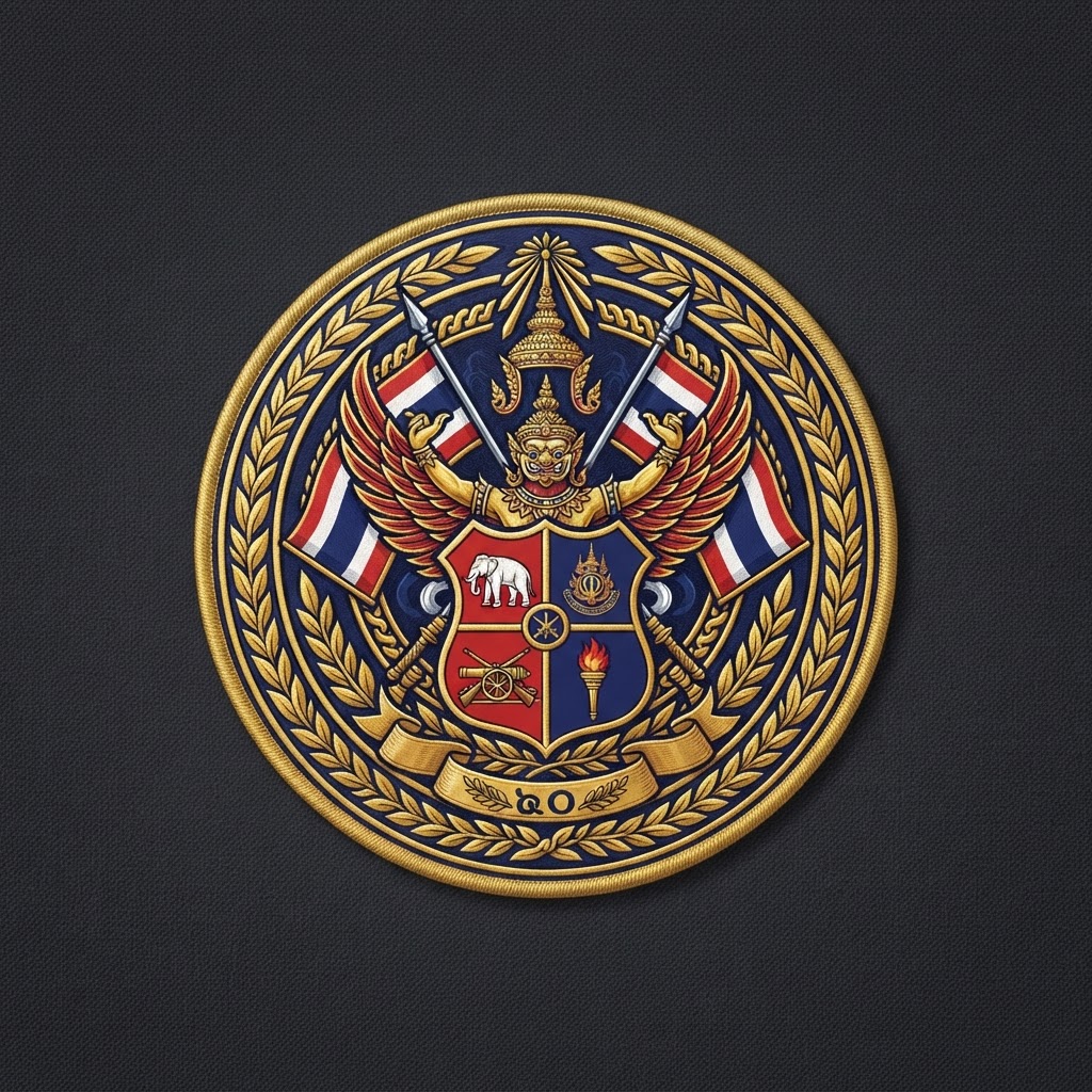 Distinctive unit insignia of Siamese Army