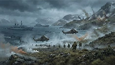 Historical illustration of What Happened During Operation Paraquet (1982) — falklands