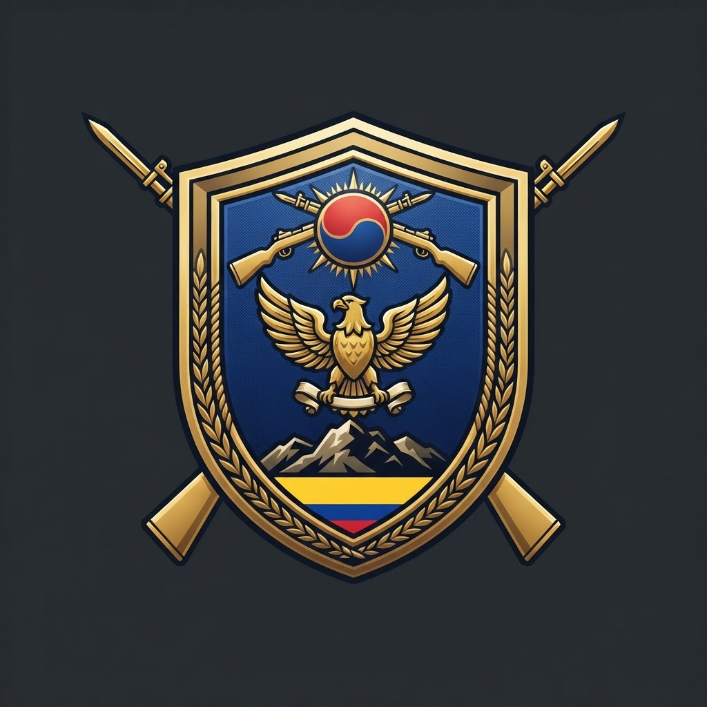 Distinctive unit insignia of Colombian Battalion