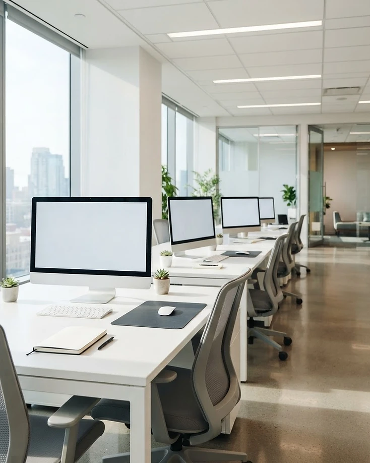 Spotless office interior