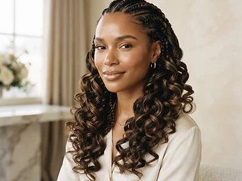 French Curl Braids
