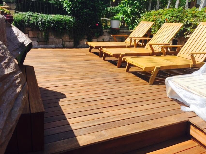 Custom Decking project in Santa Barbara