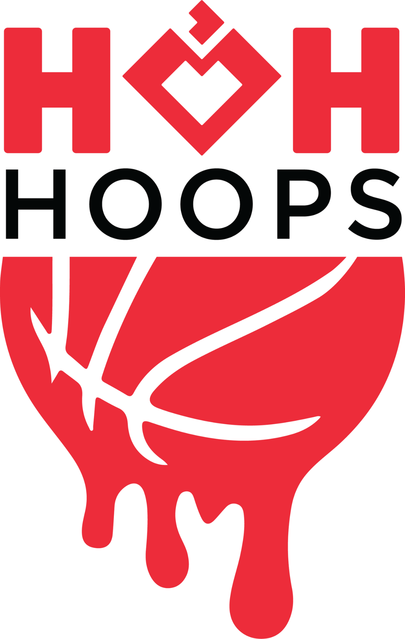 Heart over Hustle Hoops logo