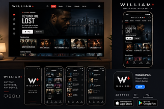 William+ on mobile and app stores