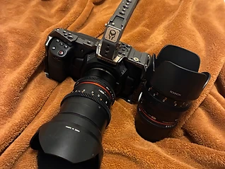 Cinema Camera Bundle — Blackmagic 4K + Sony NXCam
