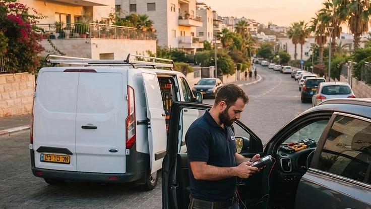 שכפול מפתח לרכב בבת ים — שירות עד הבית