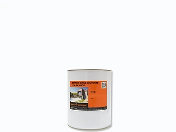 SOLVENT BASE UV WHITE TONER 1K - 4L