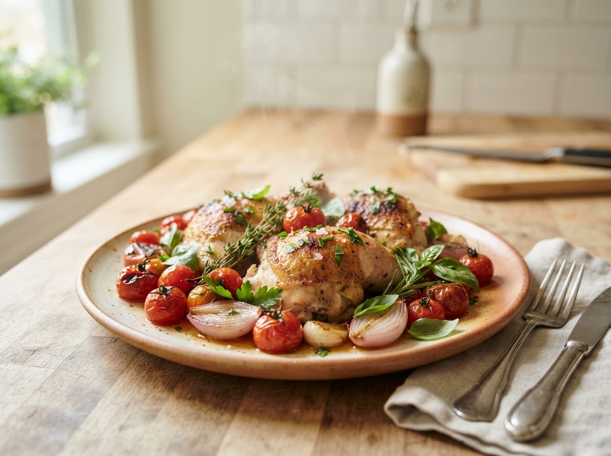 A family meal ready to make at home
