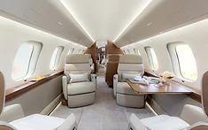 Ultra-long-range jet cabin interior