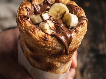 Pecado Doce da Ki Delicia Pizza Cone