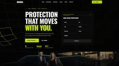 INSURA template preview