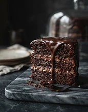 Torta fría de chocolate
