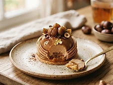 Mousse de Castaña y Oro