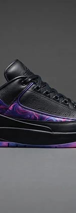 ULTRAVIOLET 01 sneaker in black / electric violet