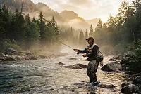 Alpine Lake Fishing Trip