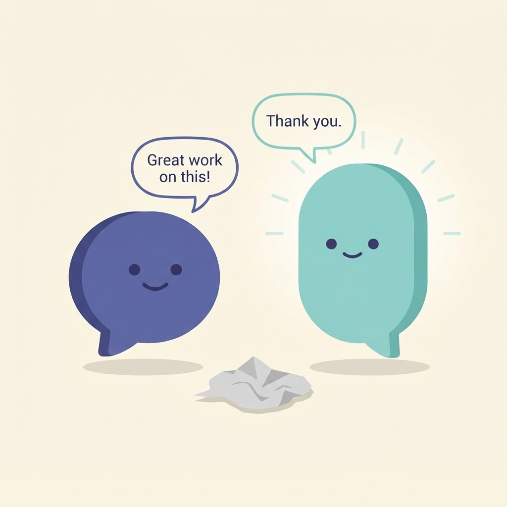 How to Accept a Compliment (Without Deflecting)
