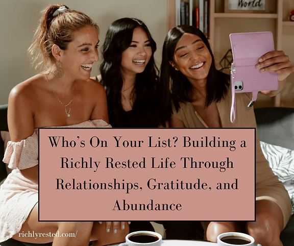 Women laughing together — building a Richly Rested life through relationships