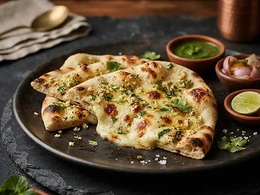 Cheese & Garlic Naan