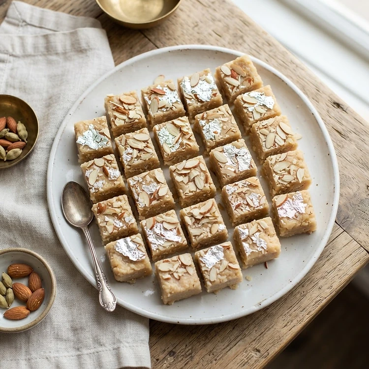Almond Burfi