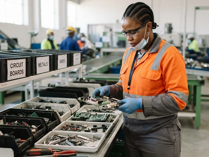 Certified material recovery operations