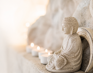 Statue de Bouddha, atmosphère apaisante