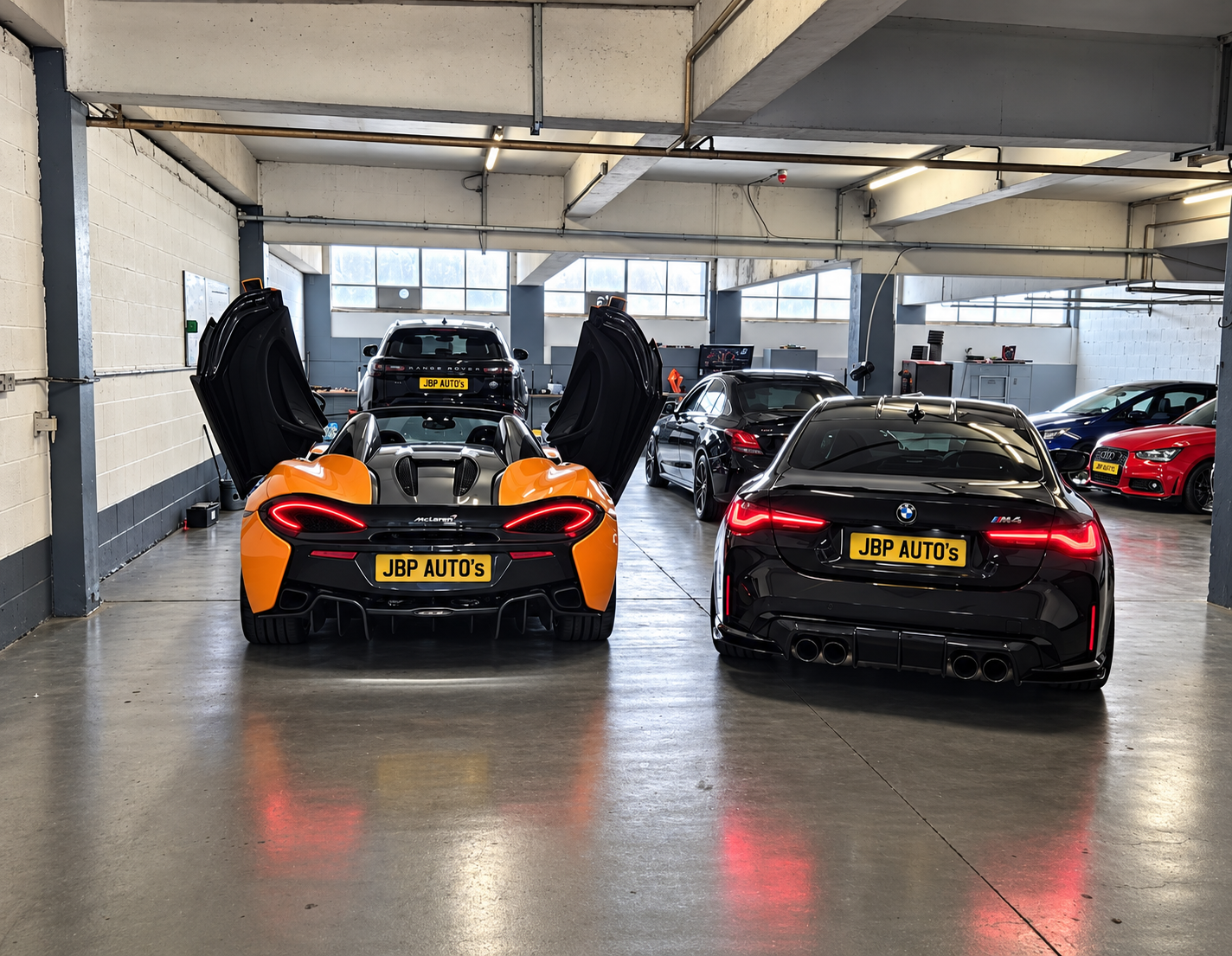 JBP Autos workshop in Stoke-on-Trent