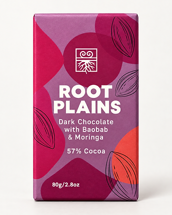 57% Cocoa Dark Chocolate with Baobab & Moringa