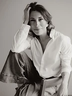 Amélie Gouttenoire dans les coulisses du shooting Puglia