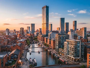 Manchester city skyline