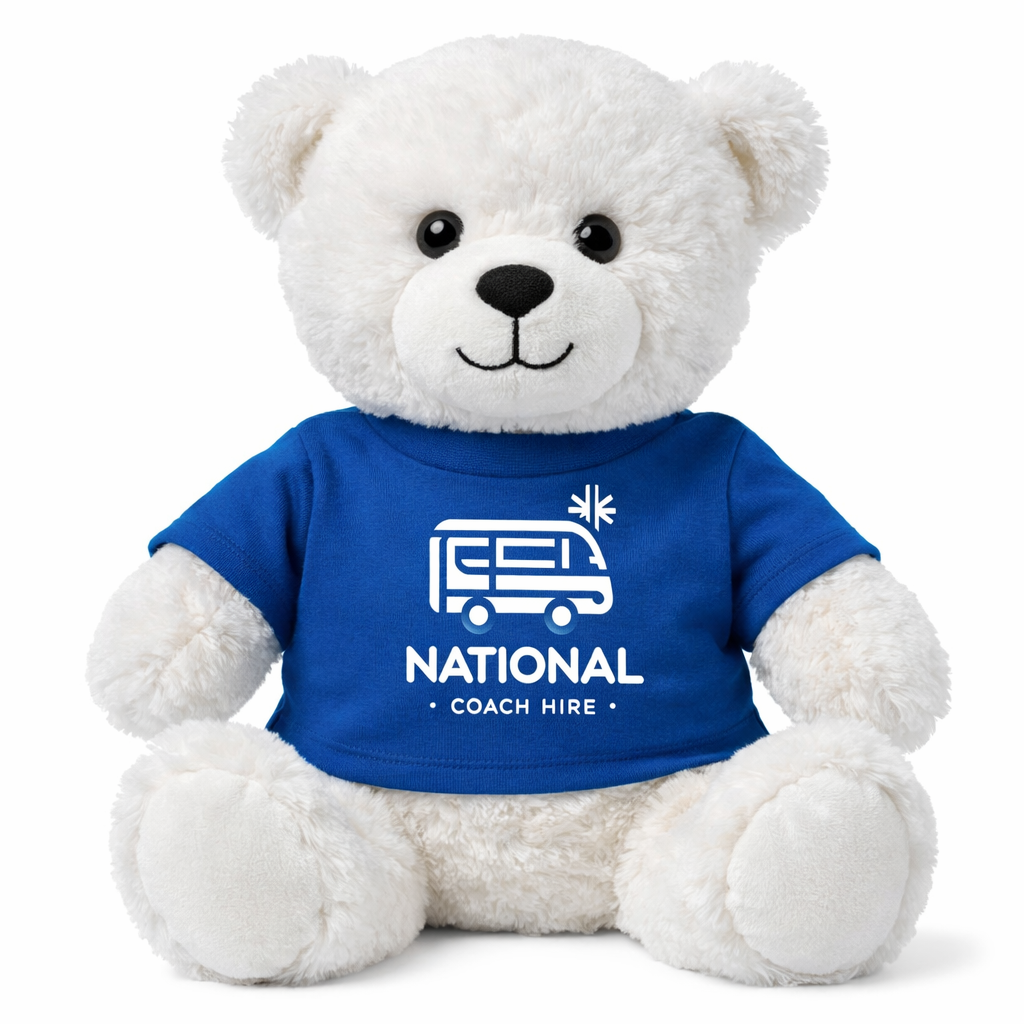National Coach Hire mascot teddy bear