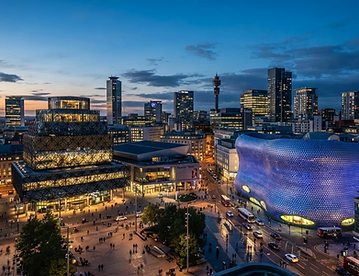 Birmingham city skyline