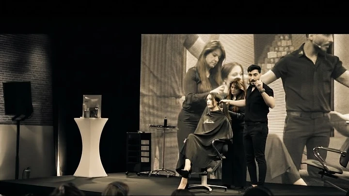Assisting Mounir on Stage in Amsterdam