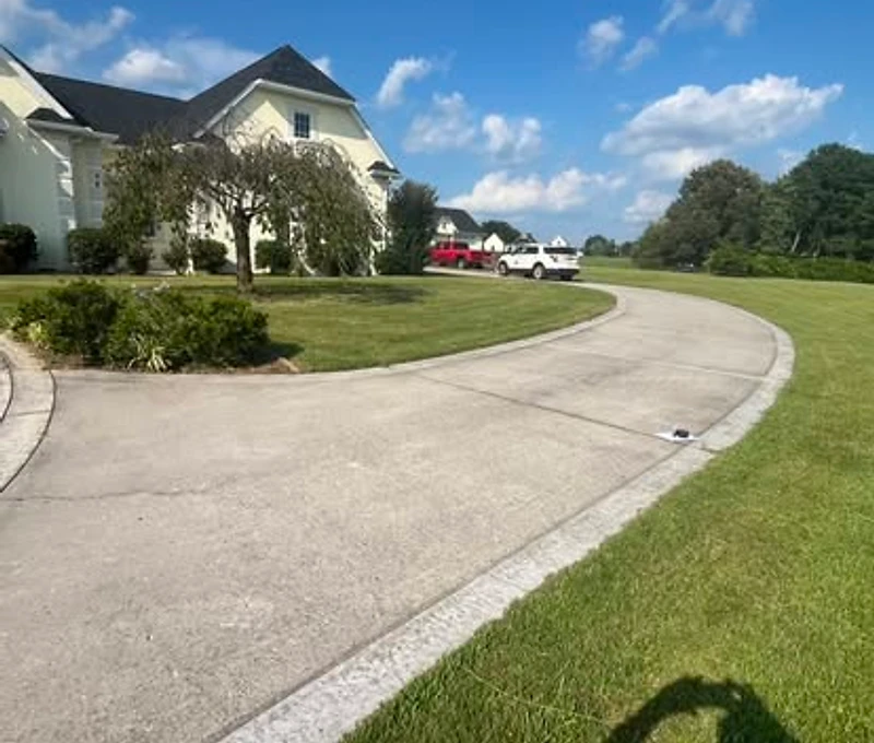 Freshly cleaned exterior property
