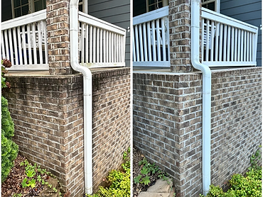 Brick & Downspout Cleaning