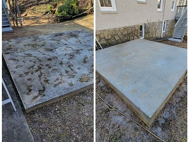 Concrete Patio Cleaning