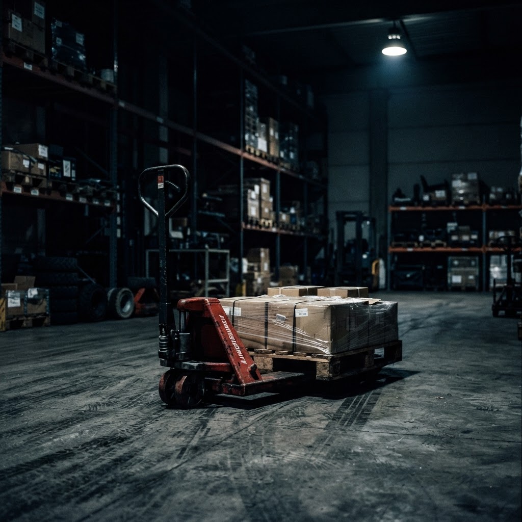 Pompwagen voor klein materieel en intern transport