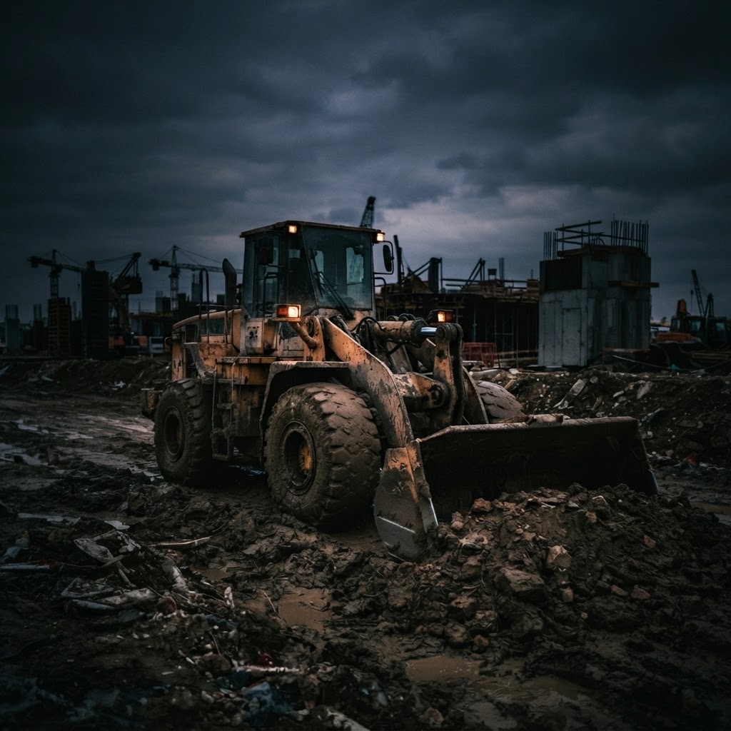 Shovel voor grondverzet en materieelbeheer
