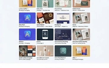 Freelancer Portfolio website design sample