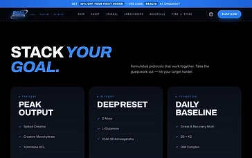 Real Formulas goal-based stack bundles