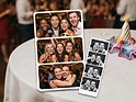 Photo booth prints from an event