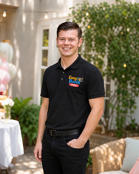 Oliver, owner of Easy Booth Indy, at an event