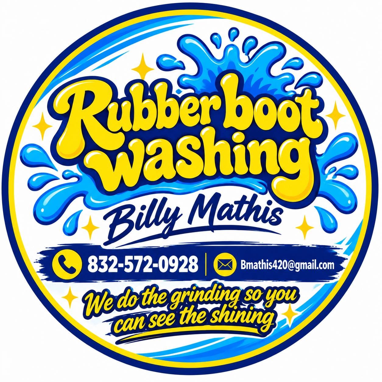 Rubberboot Washing logo
