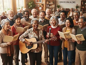 SIA members singing together in the Harmony in Motion group