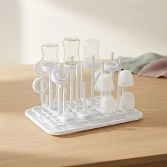 DRYING RACK – Baby Flaschentrockner Abtropfgestell für 8 Flaschen