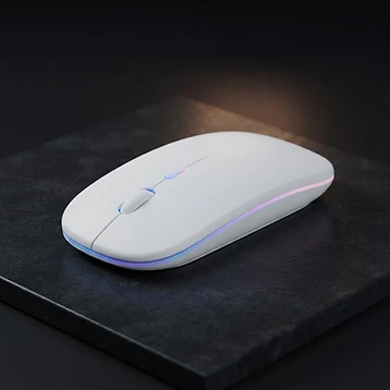 WIRELESS MOUSE MR12 – Ultra-slim Bluetooth + 2.4G Maus